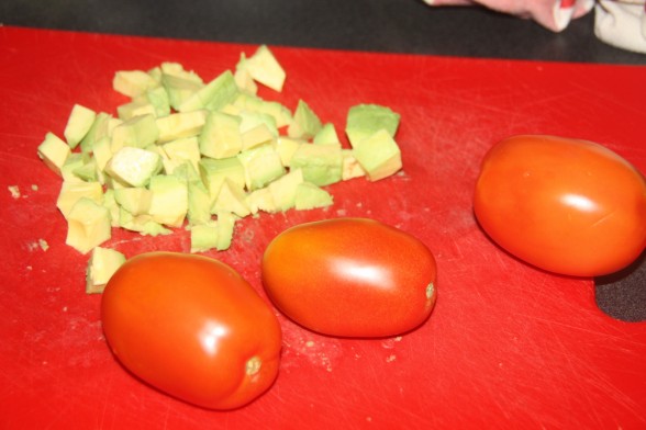 Beautiful large plum tomatoes should be chosen for your salsa.